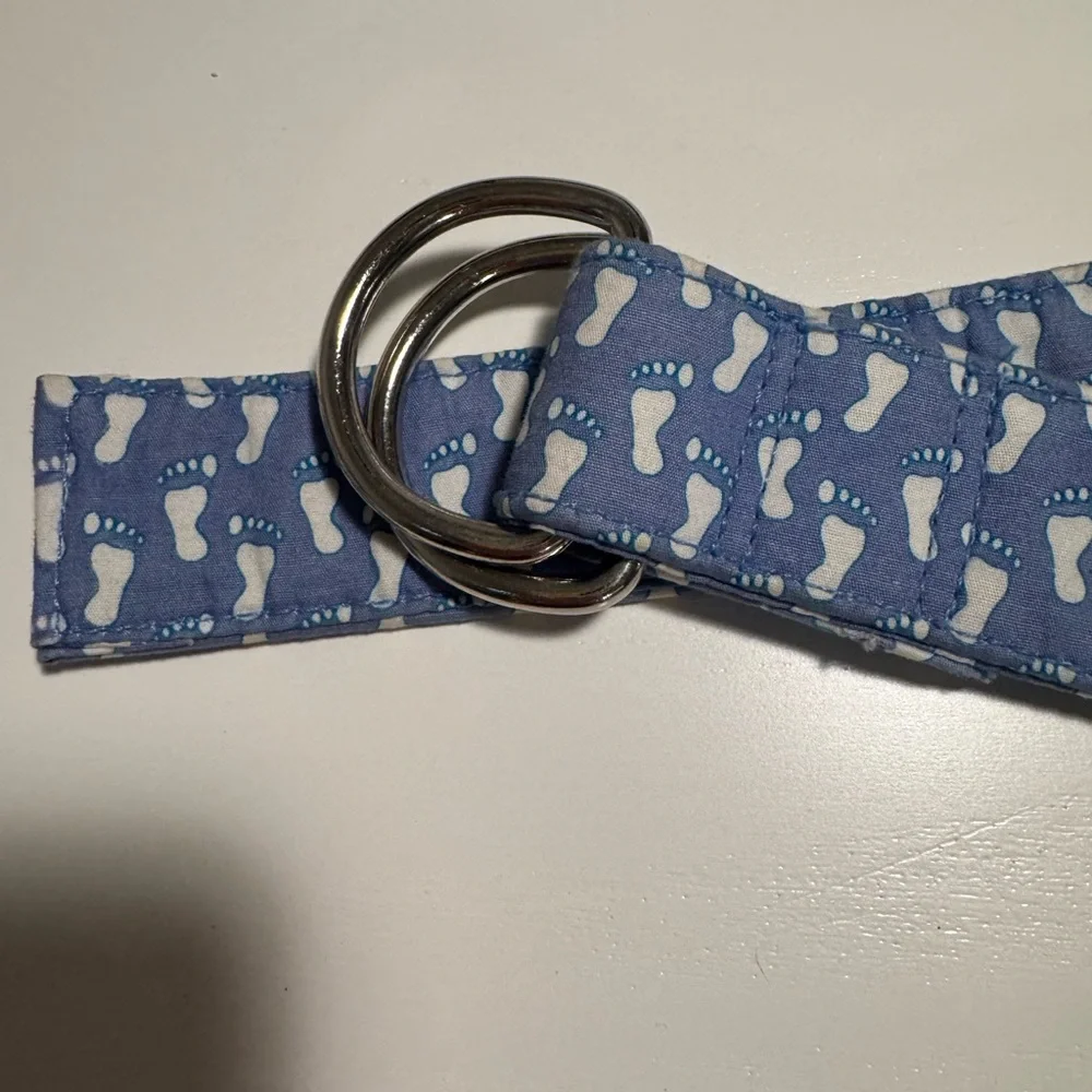 Vineyard Vines Blue and White Kids Belt